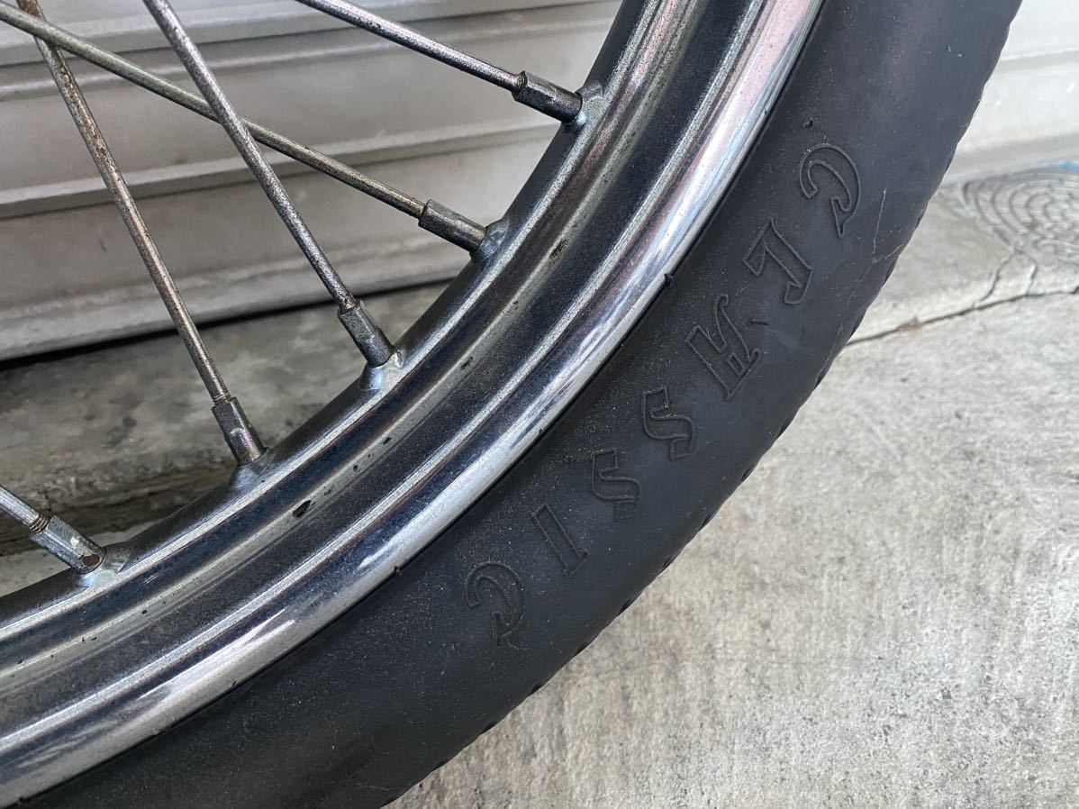 ハーレー フロントホイール 21×2.25 DURO CLASSIC 3.00-21 タイヤ