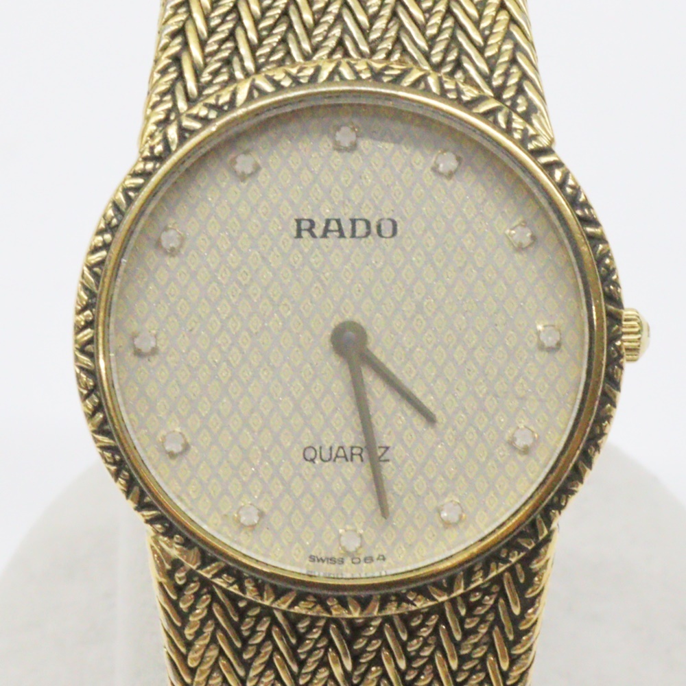 RADO ラドー 腕時計 121.5299.2 クォーツ 12Pストーン メンズ 2023年9