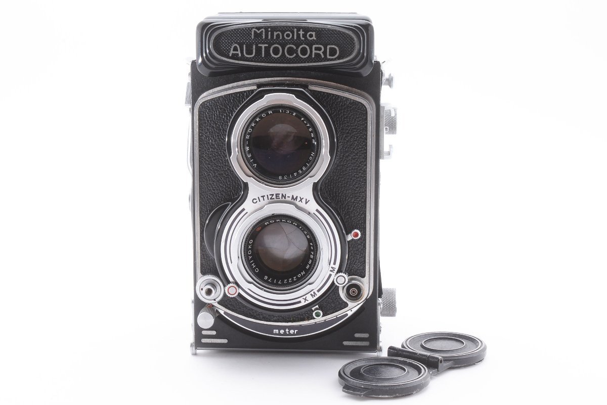 【美品】ミノルタ AUTOCORD 75mm f3.5 現状品 ミノルタ Minolta AUTOCORD 前期型 / CHIYOKO ROKKOR 75mm F3.5