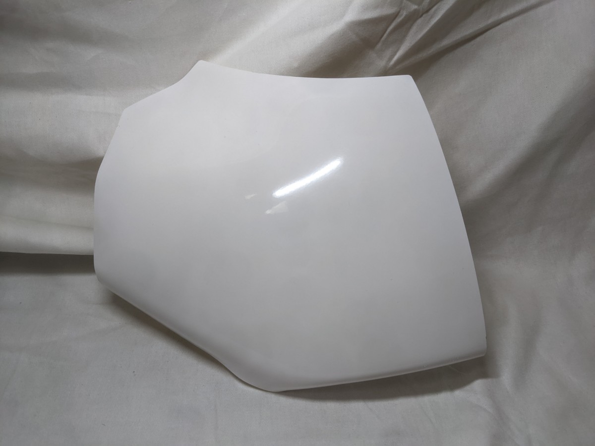 CBR250RR MC22 ゼッケンプレート FRP 片目 耐久 絶版 ニダボ 白