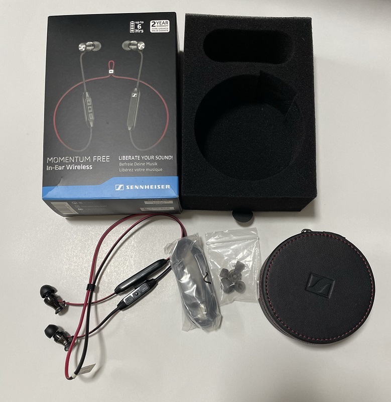 送料無料 箱あり ゼンハイザー MOMENTUM Free M2 IEBT SW Black　Bluetooth カナル型 イヤフォン SENNHEISER