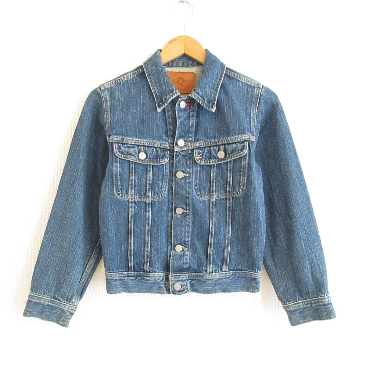 美品☆45rpm デニムジャケット　Gジャン　刺繍　　インディゴ 極美品✨45rpm Gジャン デニムジャケット インディゴ 希少 刺繍 S