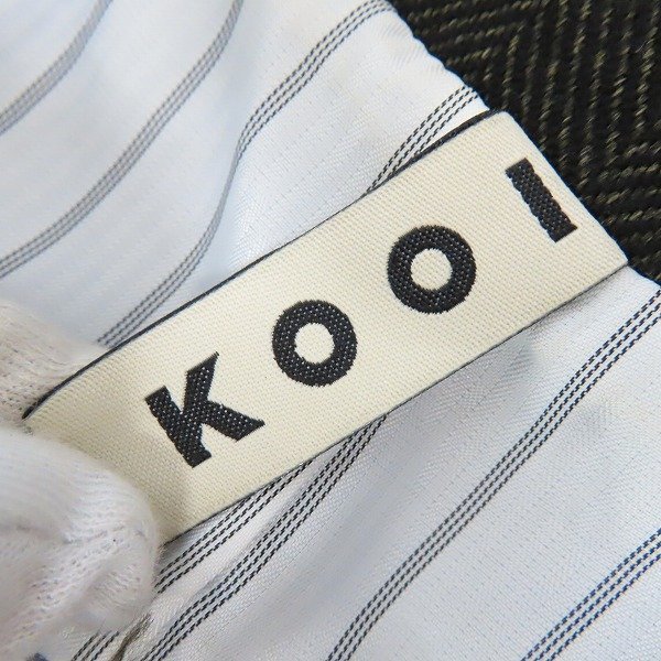 ☆KOOI/コーイ CUT OFF POCKET COAT ダッフルコート /080 CUT OFF