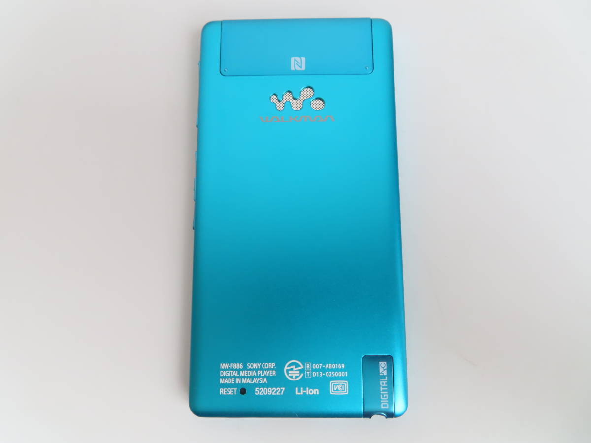 SONY WALKMAN Fシリーズ NW-F886 32GB ブルー Bluetooth対応 ハイレゾ