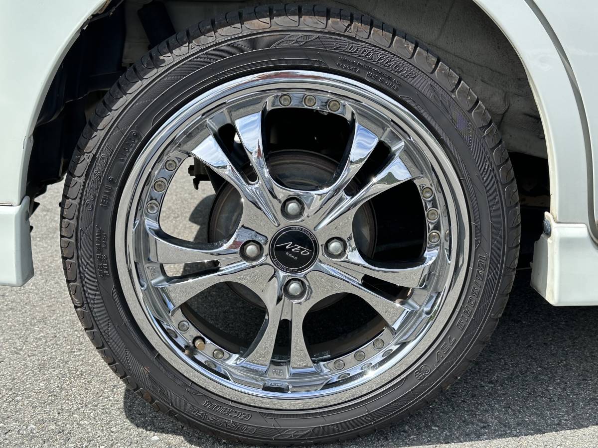 軽自動車用メッキホイール 165/50R15】 DUNLOP ENASAVE EC204 2023年製 