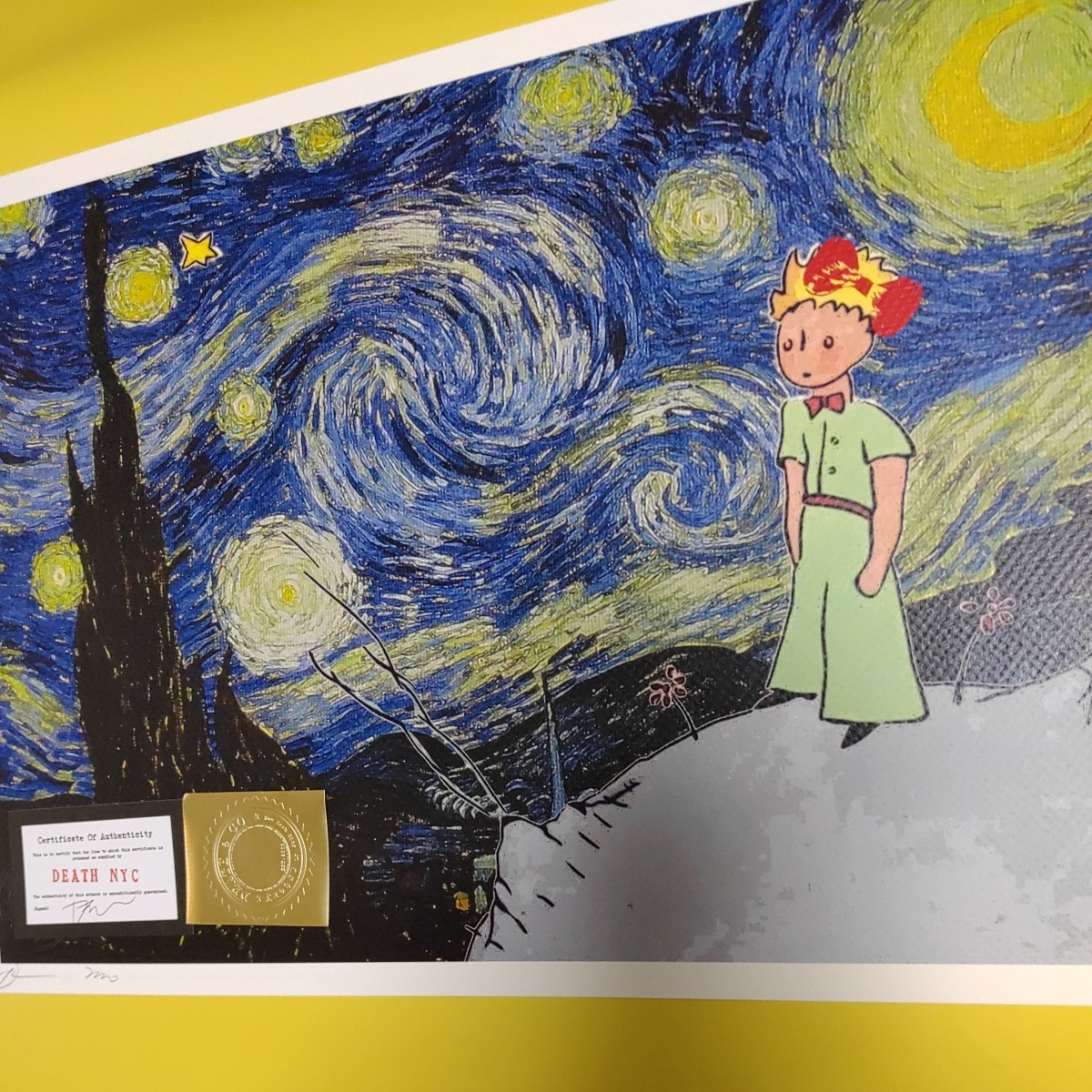 DEATH NYC 世界限定100枚 アートポスター 星の王子さま GOGH