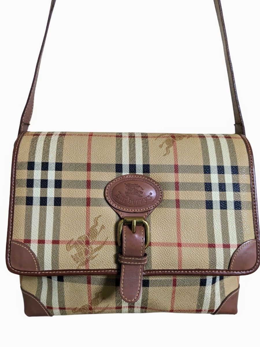 再出品 Burberrys バーバリーズ ショルダーバッグ ノバチェック