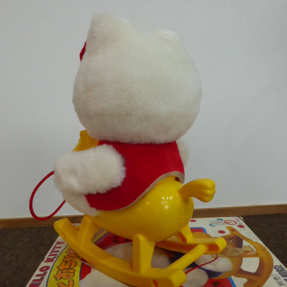 希少 昭和 当時物 ハローキティ キティ―とおちゃめな木馬　箱あり キティちゃん オモチャ _3