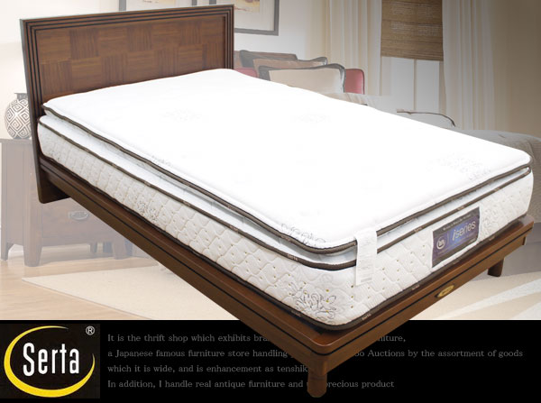 ■6UBK1B■展示品/44万■serta/サータ■セミダブルベッド■
