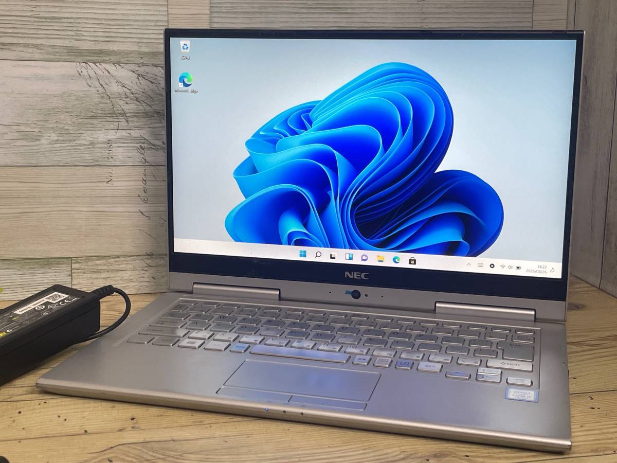 【動作品】NEC VersaPro VG-3(VKT25G-3)[Core i5 7200U 2.5GHz/RAM:8GB/SSD:256GB/13インチ]Windows 11 タッチパネル 動作品