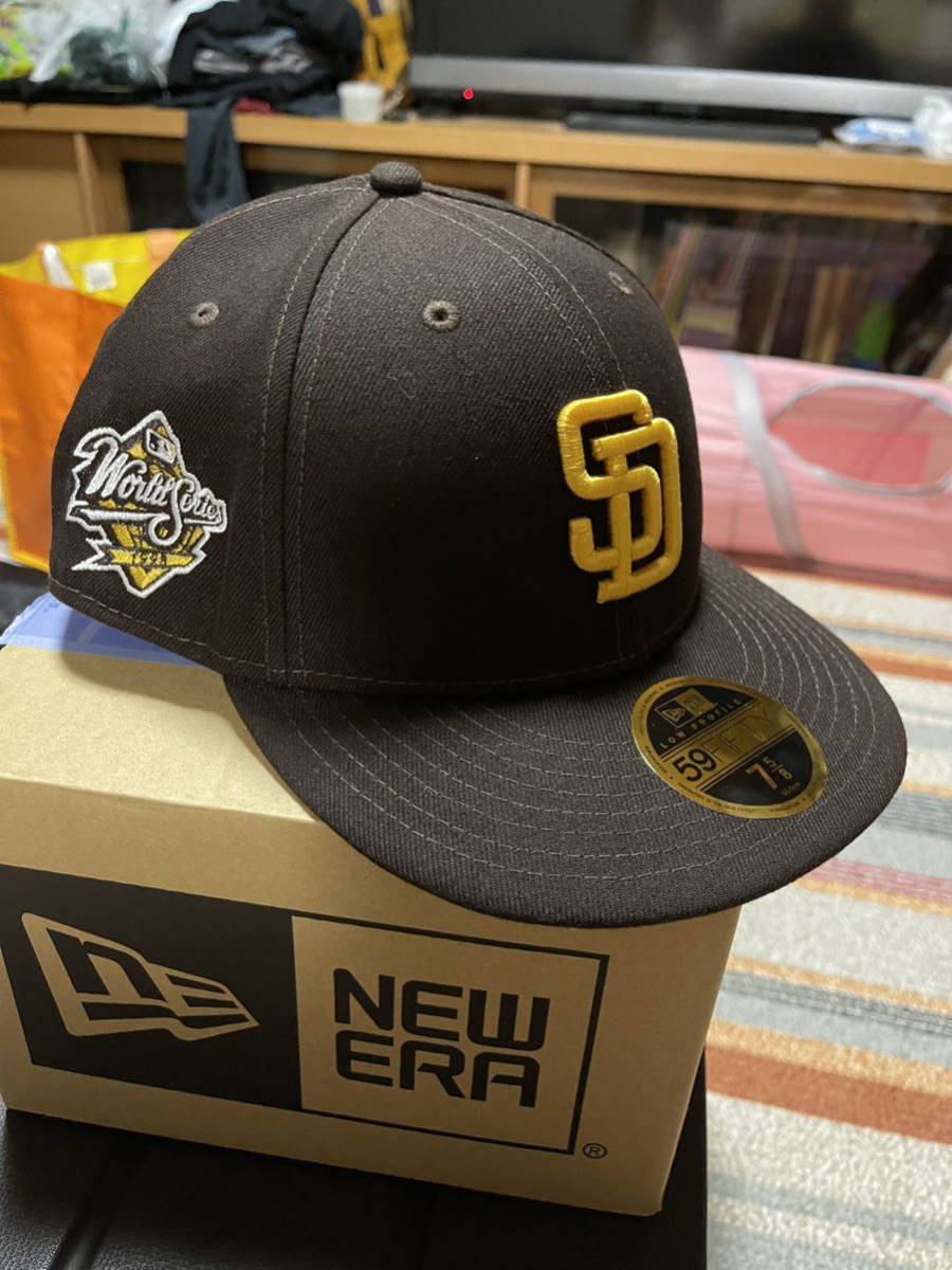 完売モデル サンディエゴ・パドレス NEW ERA サイドパッチキャップ　7.5/8[60.6cm]