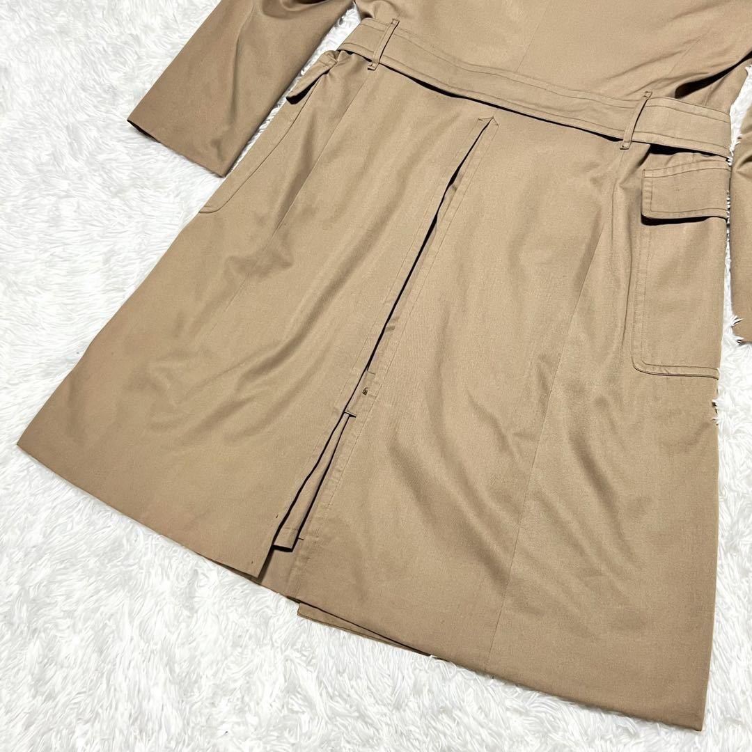 極美品◇英国製 Burberrys/バーバリー ベルト付き カシミヤ100% 超 極美品◇英国製 Burberrys/バーバリー ベルト付き カシミヤ100% 超