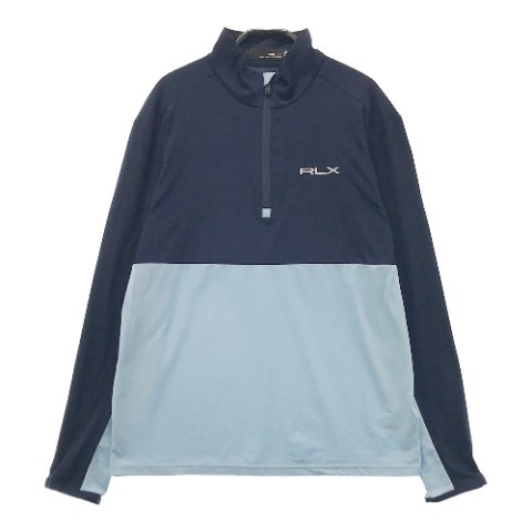 本物保証，人気セール 1円 RLX ラルフローレン 長袖ハーフジップTシャツ ブルー系 M 240101017170(ラルフローレン)｜売買されたオークション情報、yahooの商品情報をアーカイブ公開 - オークファン シャツ