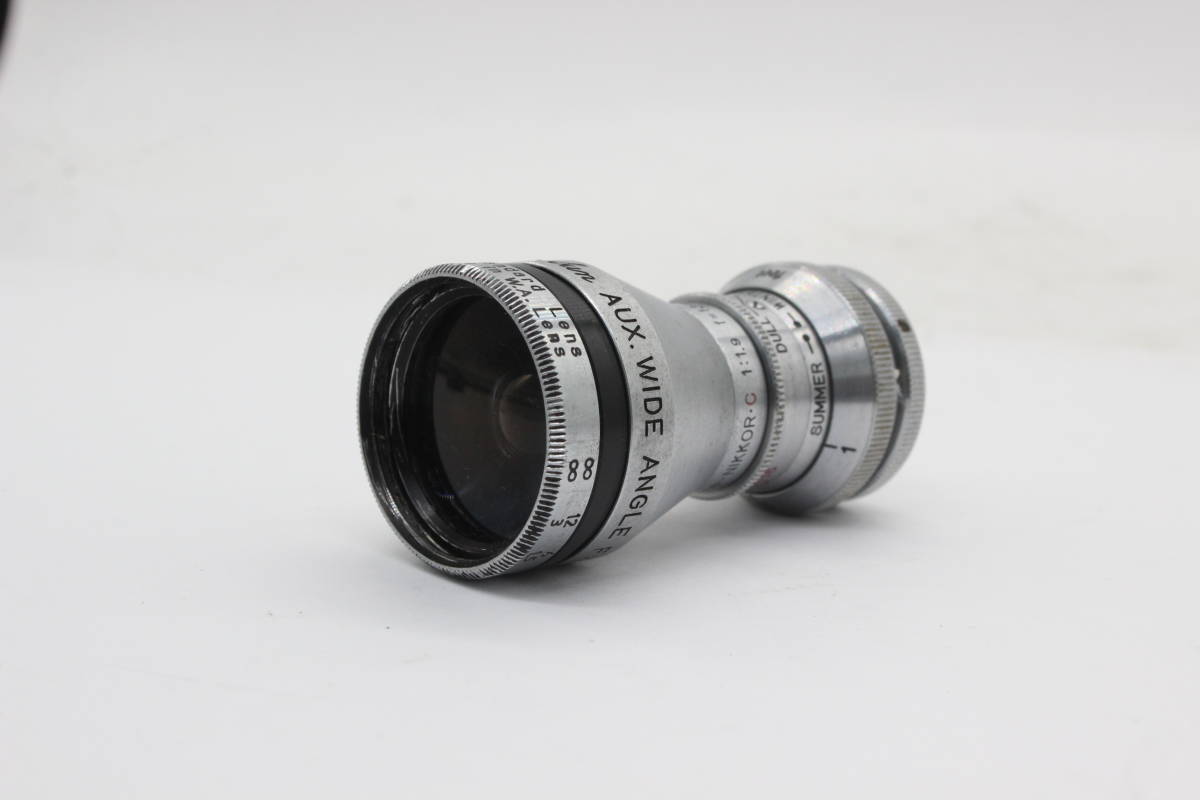 【訳あり品】 ニコン Nikon Cine-Nikkor C 13mm F1.9 Sun AUX Wide Angle x0.5 シネレンズ s1234