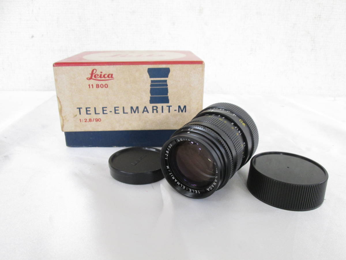⑥ LEITZ CANADA TELE-ELMARIT-M 1:2.8/90 ライカレンズ 2209076041