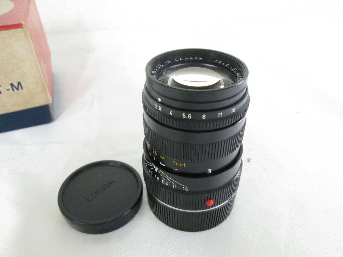 ⑥ LEITZ CANADA TELE-ELMARIT-M 1:2.8/90 ライカレンズ 2209076041 