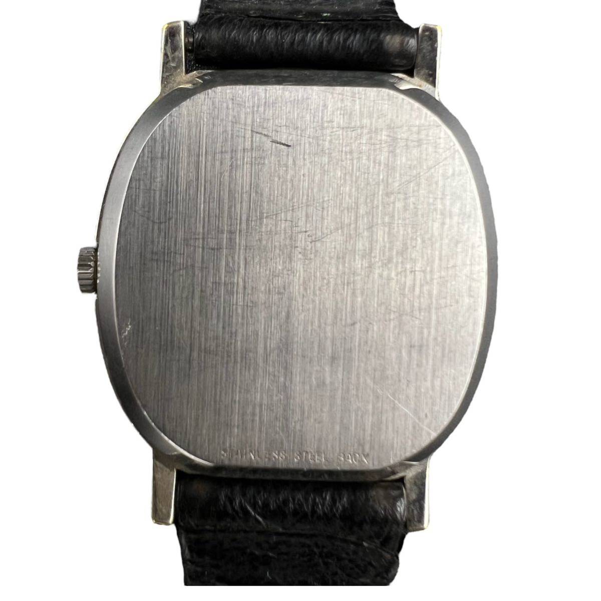 KF0612】OMEGA AUTOMATIC 自動巻き DE VILLE DATE メンズ腕時計 革 