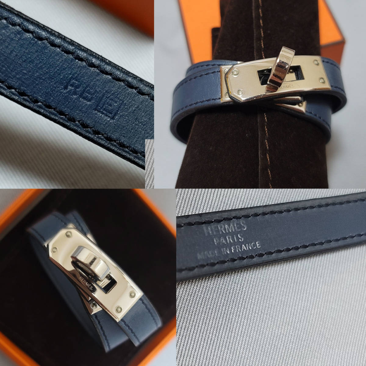 ドゥブルトゥール レザーブレスレット | Hermès 《ケリー》 エルメス 