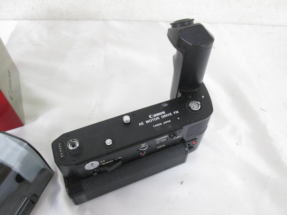 ⑧ CANON キヤノン EYE LEVEL FINDER FN + AE MOTOR DRIVE FN セット