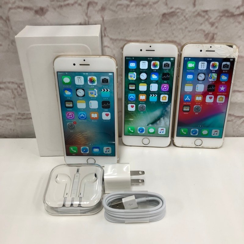 【最新作，送料無料】 ジャンク品 Apple iPhone 6 64GB Gold MG4J2J/A A1586 AU docomo SoftBank 利用制限〇 3点セット 230801PT260237(iPhone)｜売買されたオークション情報、yahooの商品情報をアーカイブ公開 - オークファン iPhone
