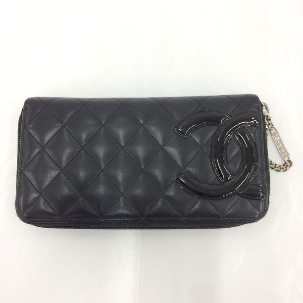 カンボンライン ラウンド CHANEL A26710 ベージュ⁄黒 ラウンド