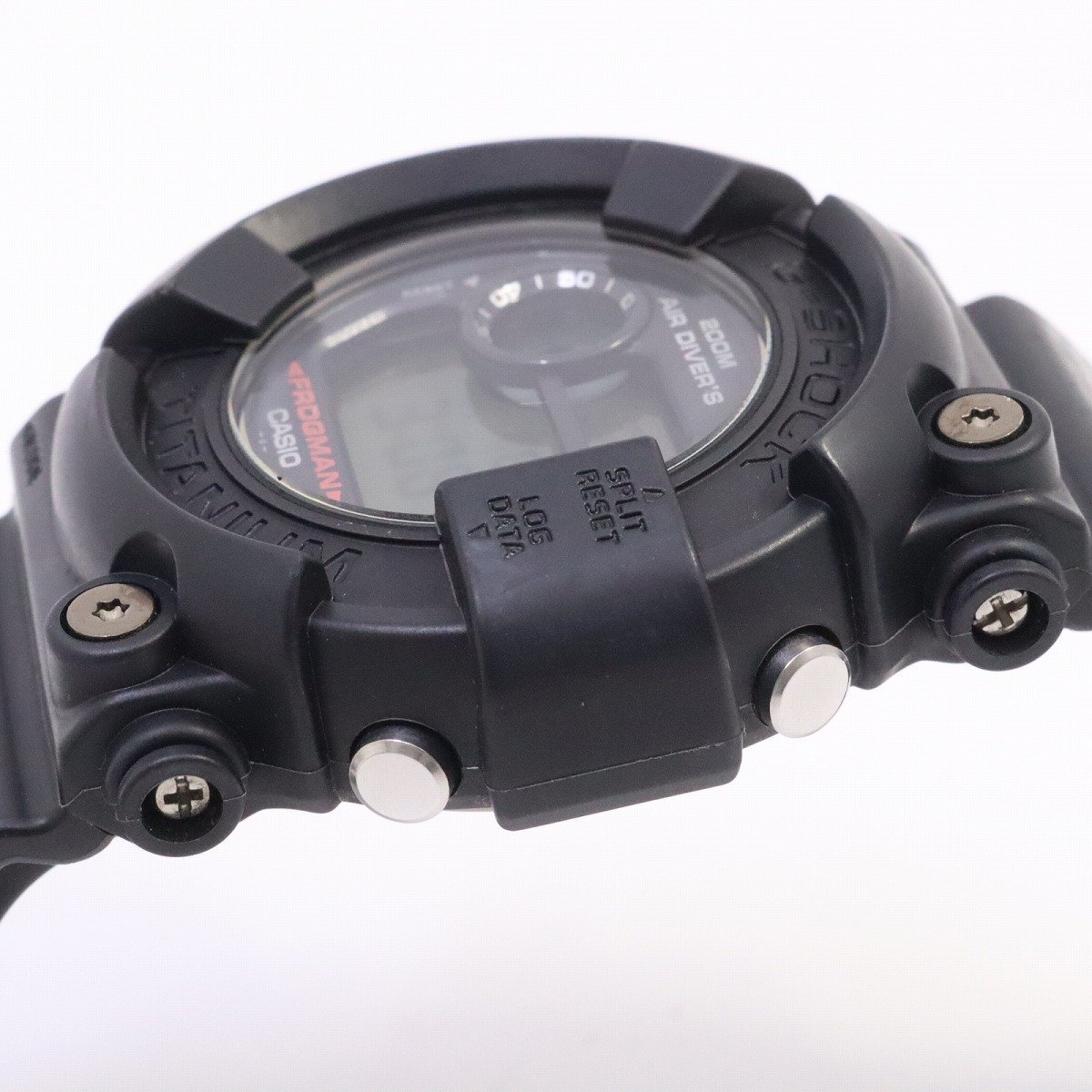 カシオ G-SHOCK フロッグマン クォーツ メンズ 腕時計 チタン 純正樹脂