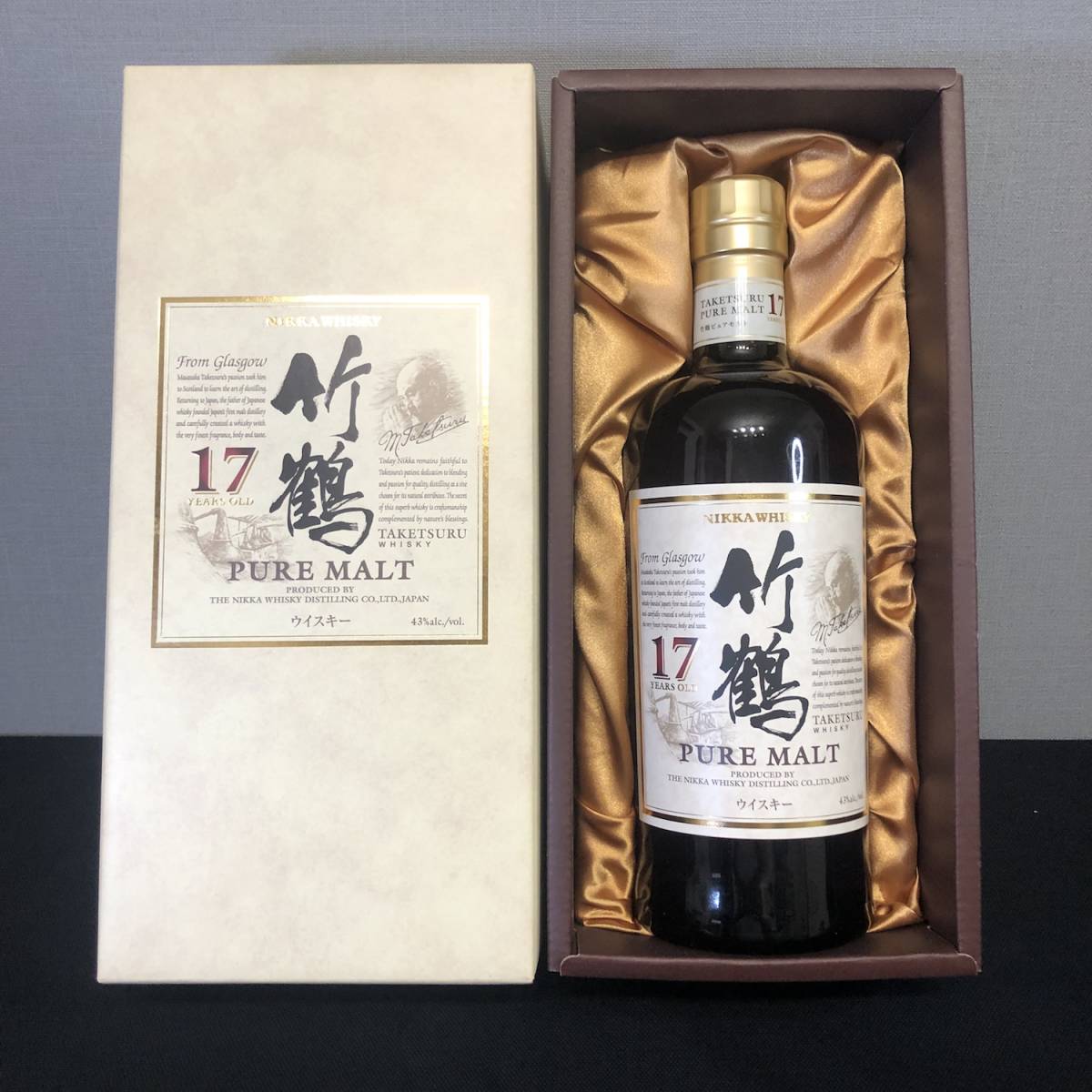 未開栓】ニッカ竹鶴 17年 ピュアモルトウイスキー／PURE MALT NIKKA