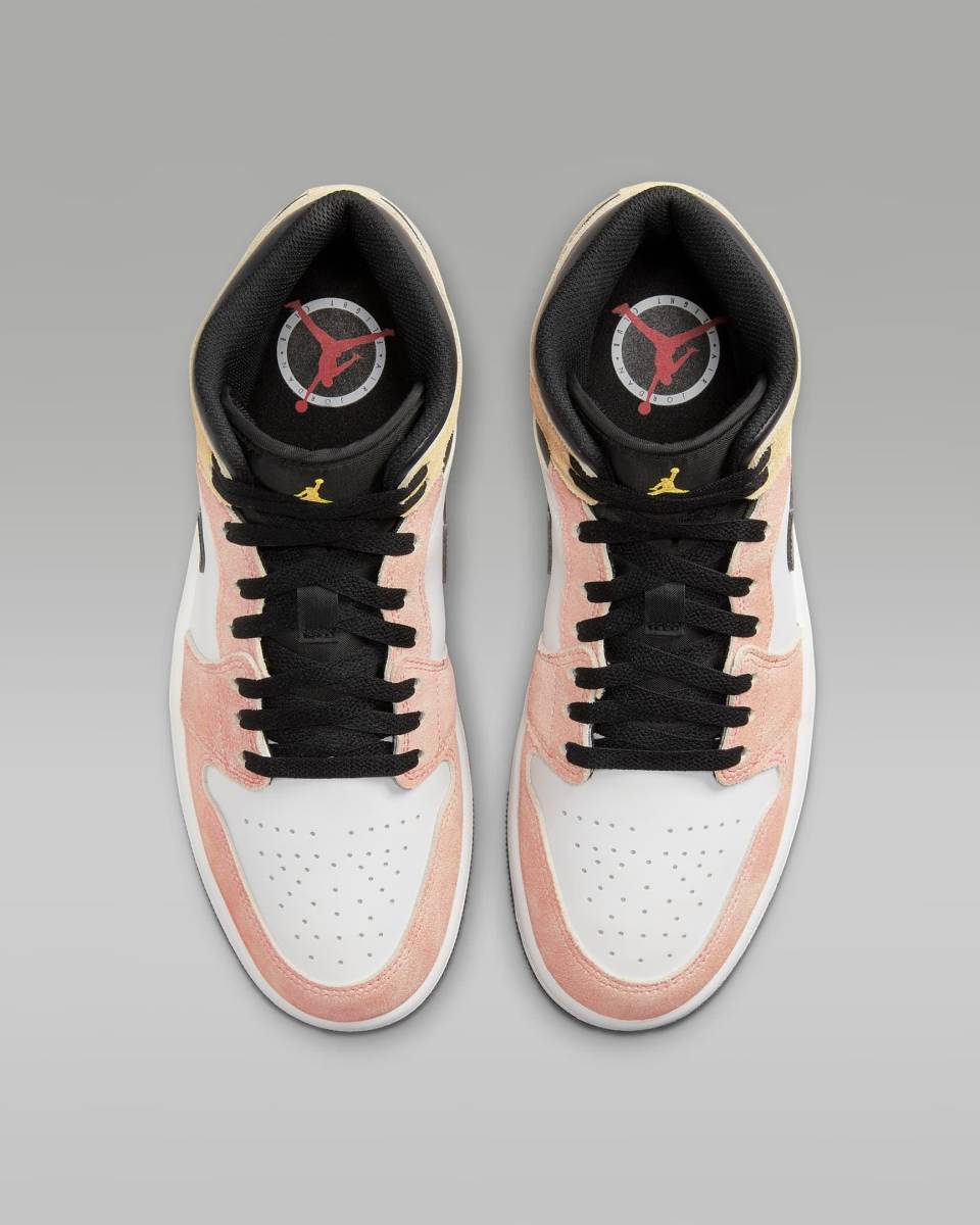 Air Jordan 1 ハイカットスニーカー ブラック/グレー/オレンジ箱あり 