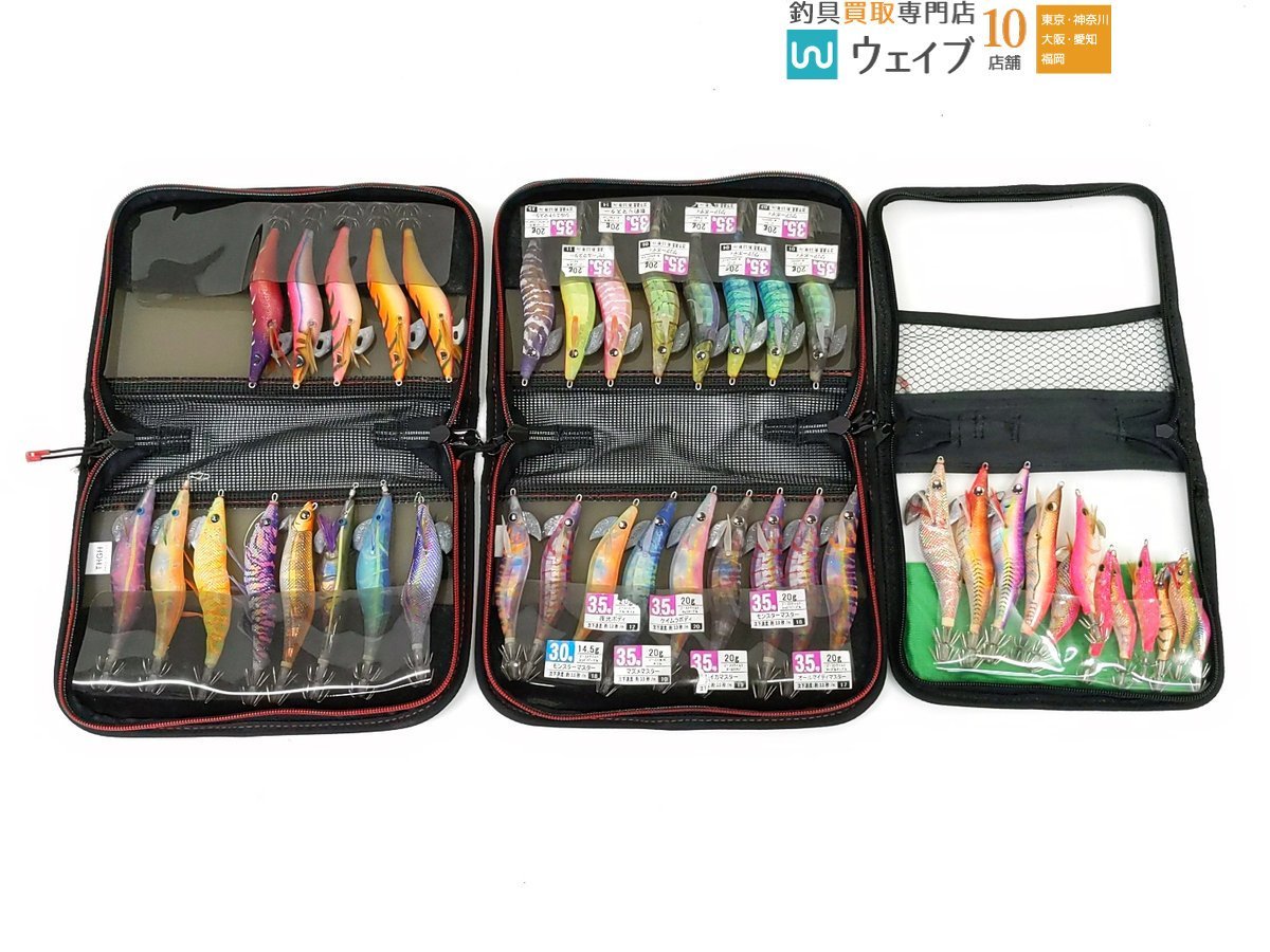 Shimano Daiwa DUEL ヤマシタ その他エギ24本セット デュエル・クリックス・ヤマシタ・ヨーズリ 等 エギ 1.8号～3.5号 計40