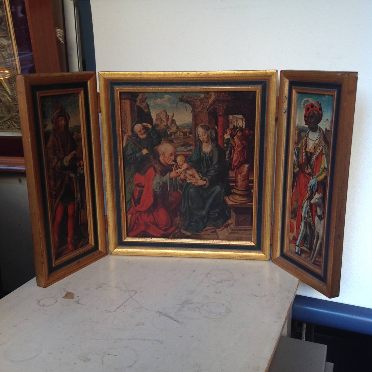 セール，最新作 宗教画 印刷 衝立(雑貨)｜売買されたオークション情報、yahooの商品情報をアーカイブ公開 - オークファン その他