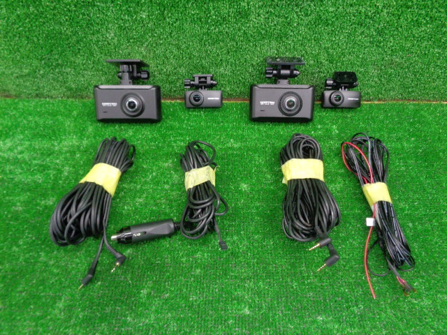 お得な 2台分 セット コムテック ZDR025 フロント リア 前後 カメラ 