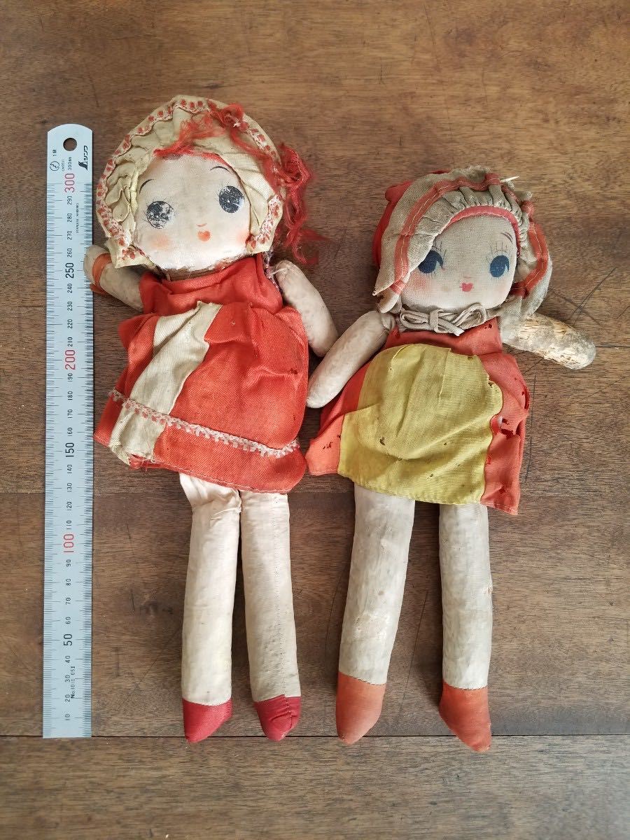 38 ヘロヘロ人形 家具 まとめて / 昭和レトロ ままごと 木製玩具 