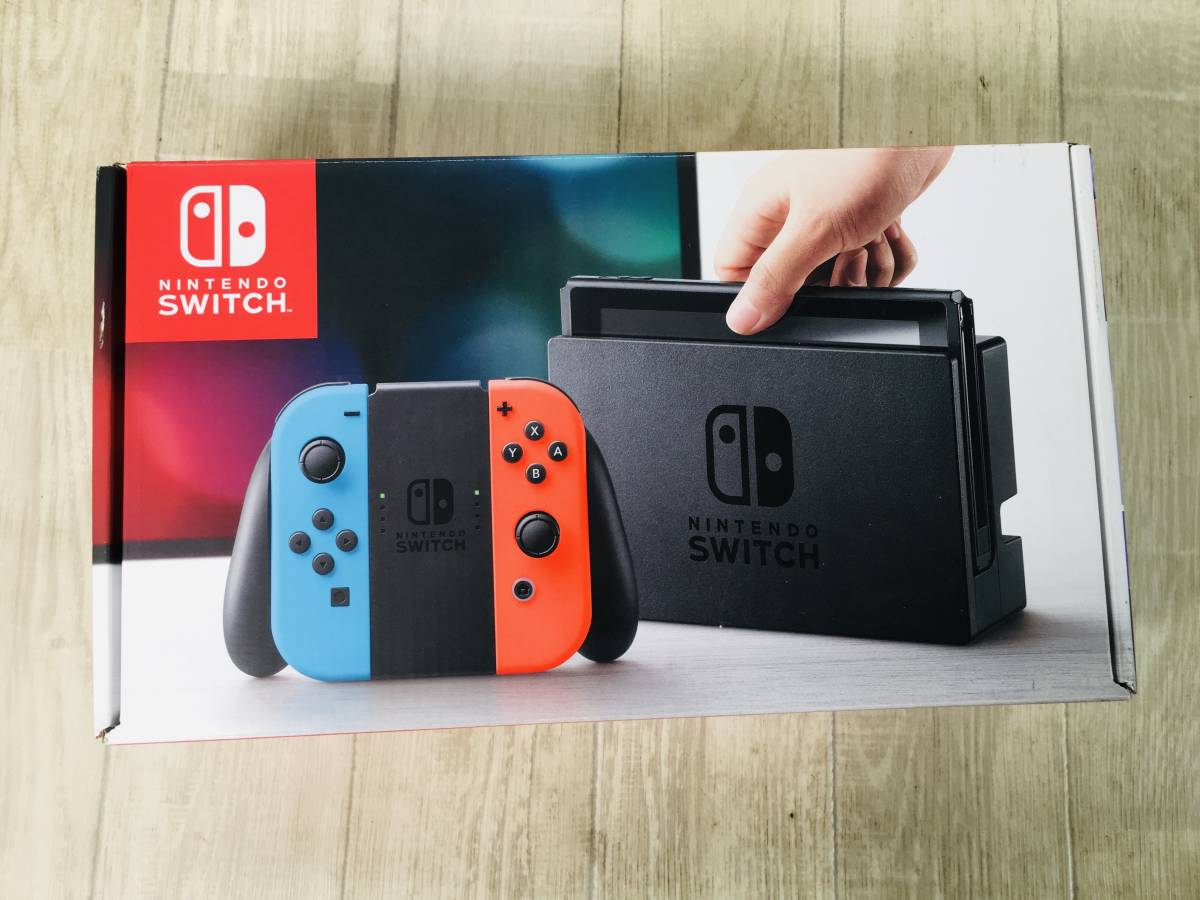 テレビゲーム 【液晶極美品】Nintendo Switch 本体 赤/青 Joy-Con付き
