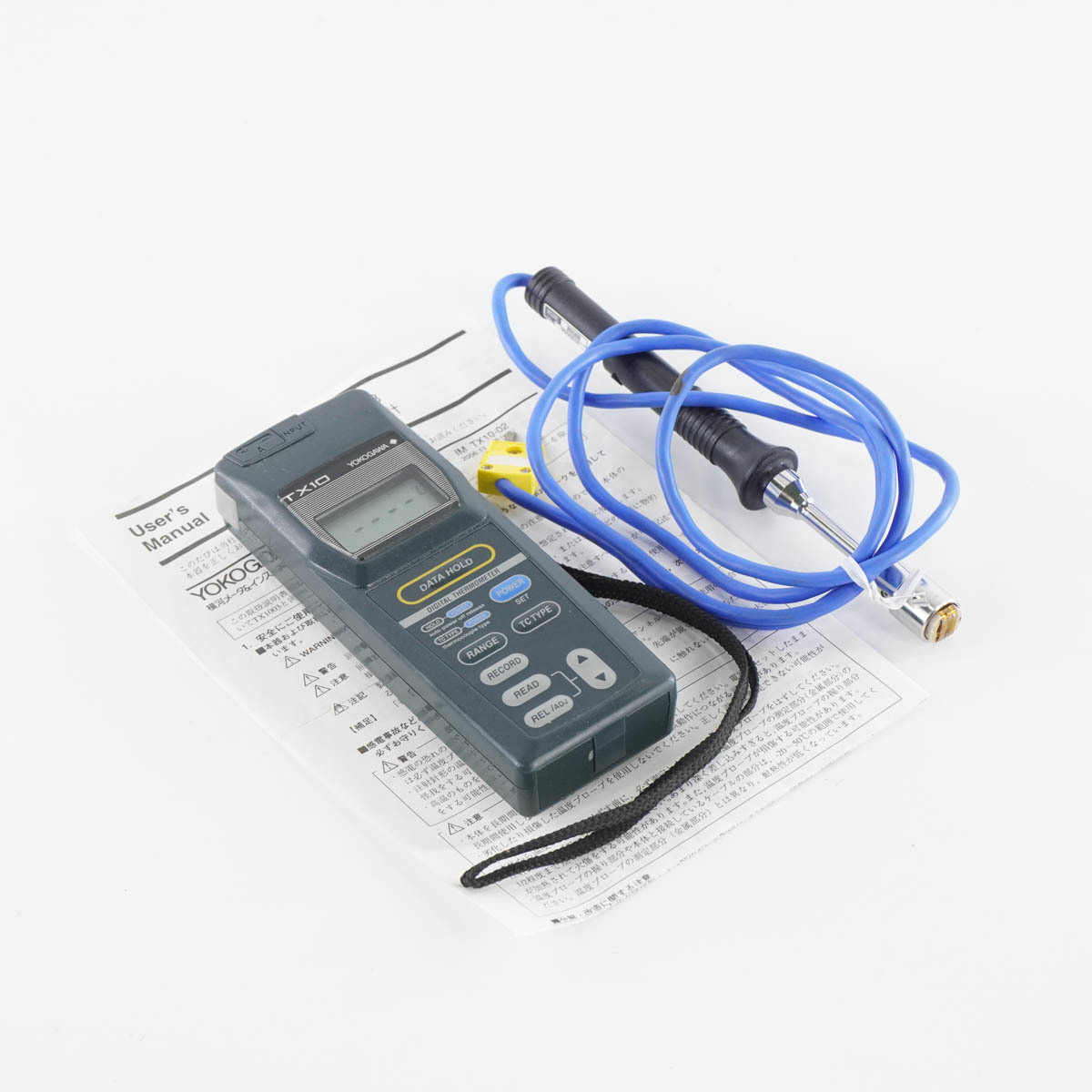 [JB] 現状販売 TX10 TX1002 YOKOGAWA 90030B 横河 DIGITAL THERMOMETER デジタル温度計 PROBE 90030B 取扱説明書[05236-0158]