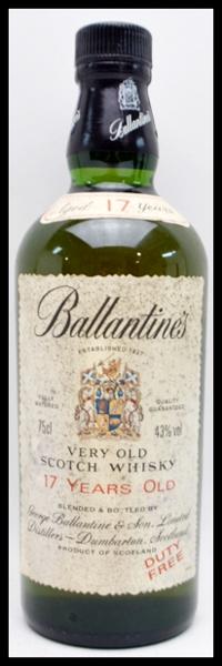 未開栓 Ballantines スコッチ ウイスキー 17年物 ヴィンテージ