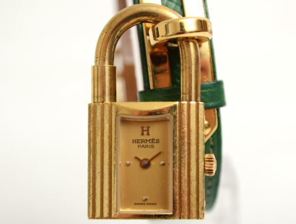 N497M79T　HERMES★エルメス★ケリーウォッチ★636091★非稼働品★ブランド腕時計★コレクション ※現状品