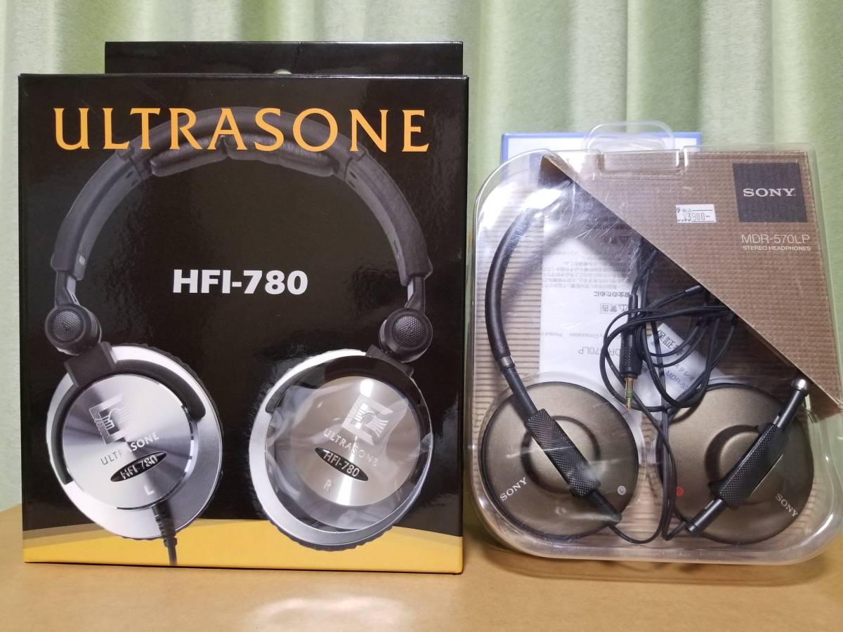 中古 ULTRASONE　HFI-780 リケーブル仕様に改造してます　おまけでMDR-570LP