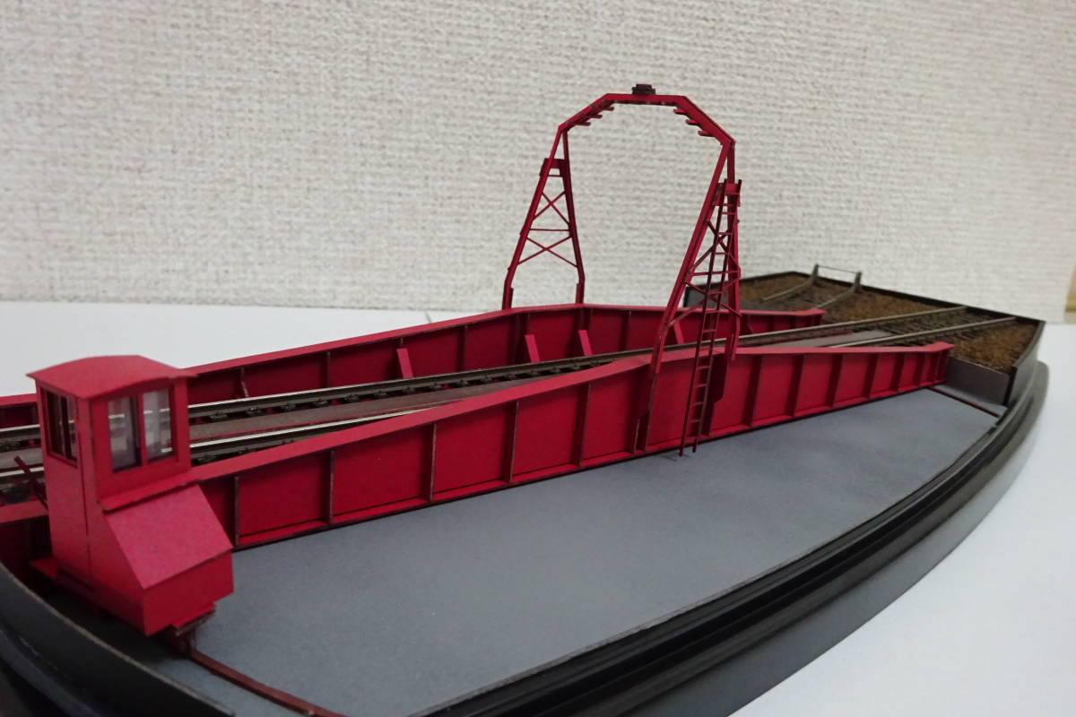 HOゲージ 車両展示台・ジオラマ （クリアケース付） /下路式転車台
