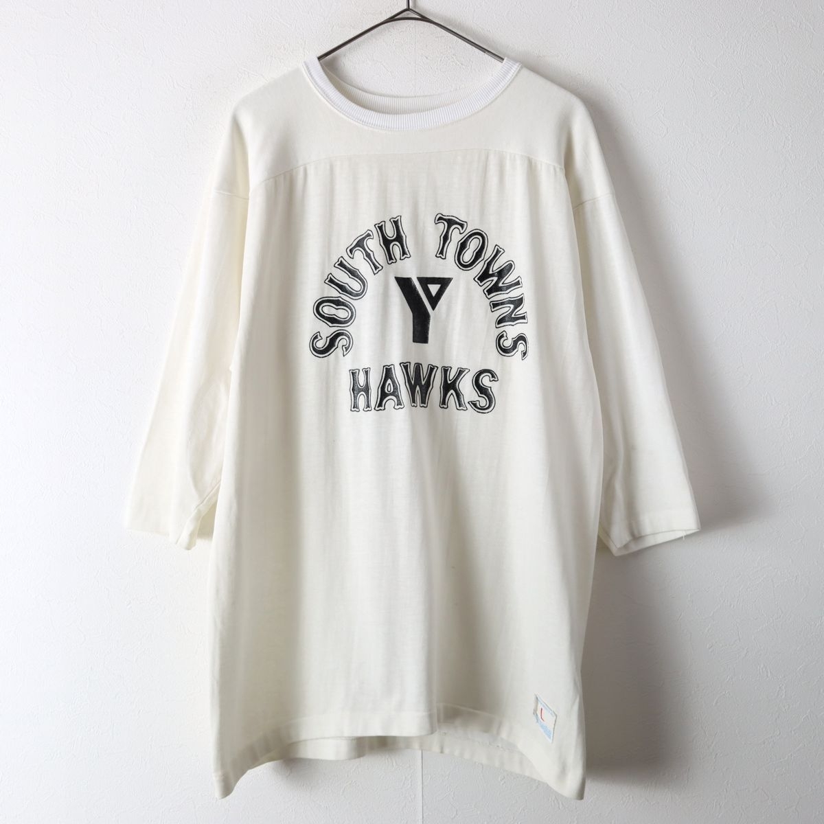 Lサイズ 70s〜80s USA製 Championフットボールシャツ 80's CHAMPION