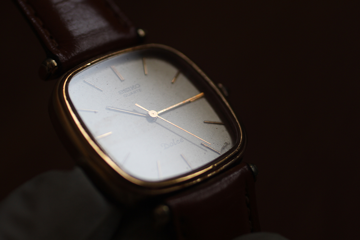 電池交換済 稼働品 セイコー ドルチェ SEIKO DOLCE 5931-5400 メンズ 