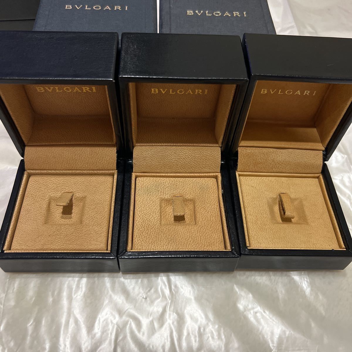 ブルガリ リング 指輪 空箱 3箱 BOX 空き箱 リングケース 指輪ケース