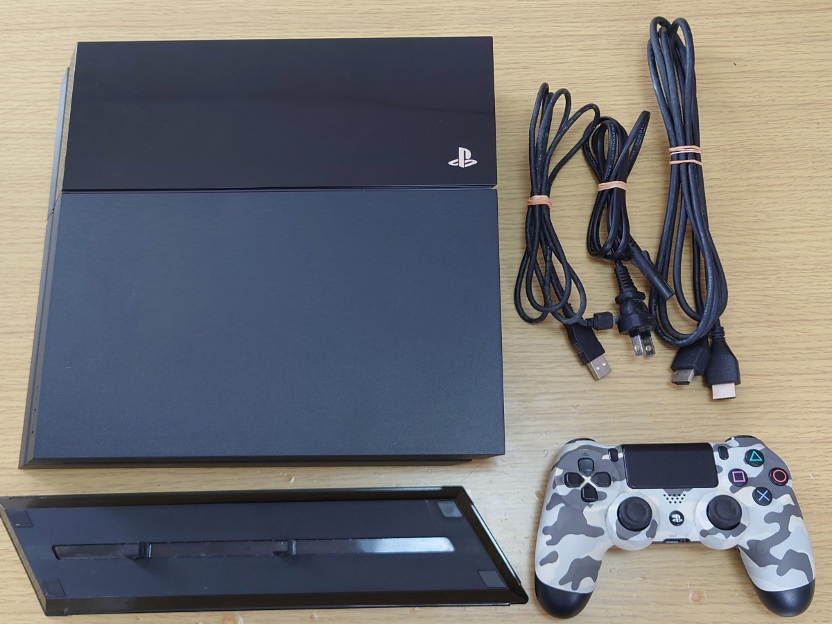 ジャンク 扱い PS4 本体 CUH-1000A コントローラー 縦置きスタンド