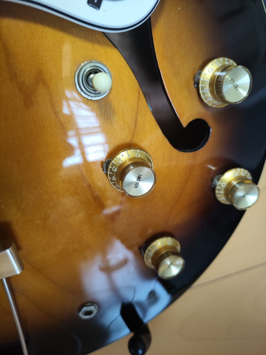 美品】Epiphone CASINO VS 韓国製 純正HC付き エピフォン カジノ 