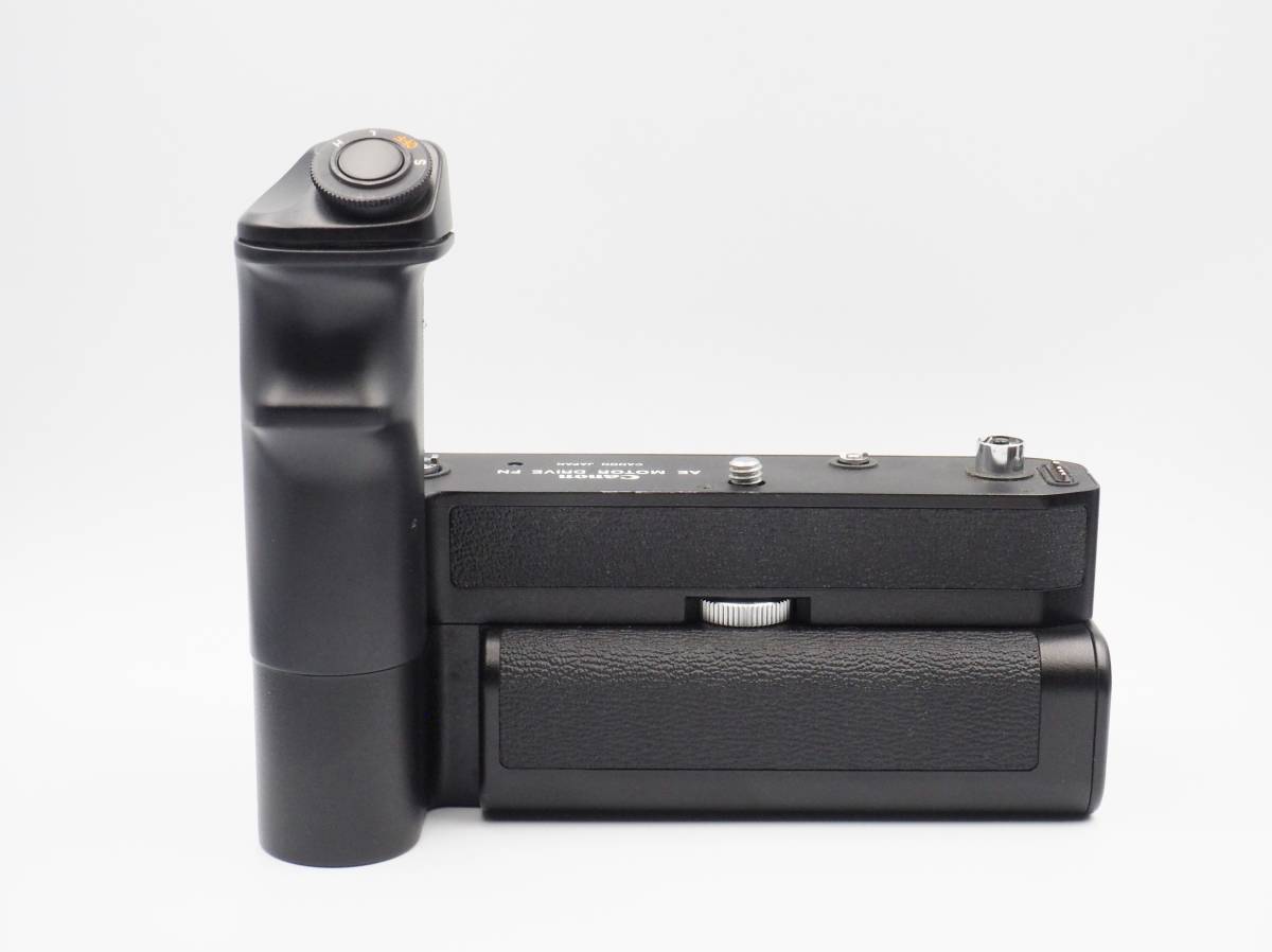 動作品　Canon キヤノン AE MOTOR DRIVE FN BATTERY PACK FN/　キヤノンAE モータードライブFN　バッテリーパックFN付き/Canon New F-1 Canon FN AE 公式通販 + AEモータードライブFN