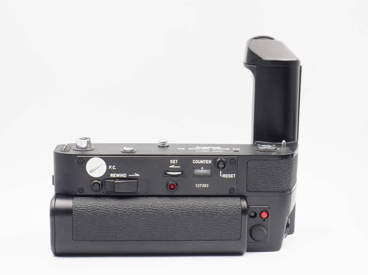 動作品　Canon キヤノン AE MOTOR DRIVE FN BATTERY PACK FN/　キヤノンAE モータードライブFN　バッテリーパックFN付き/Canon New F-1 Canon FN AE 公式通販 + AEモータードライブFN