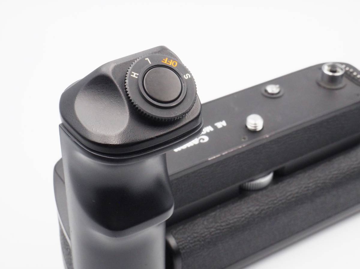 動作品　Canon キヤノン AE MOTOR DRIVE FN BATTERY PACK FN/　キヤノンAE モータードライブFN　バッテリーパックFN付き/Canon New F-1 Canon FN AE 公式通販 + AEモータードライブFN