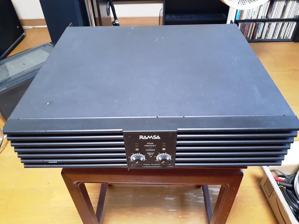 RAMSA WP-1100 PA用パワーアンプ 動作確認済み RAMSA WP-1100 ラック