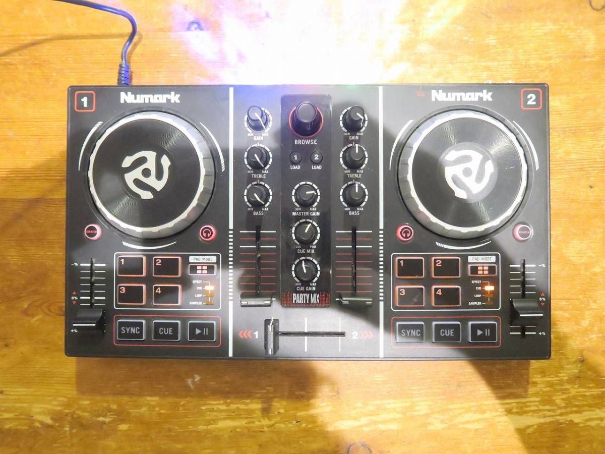 Numark□DJコントローラー□Numark PARTY MIX□中古□ヌマーク Party 