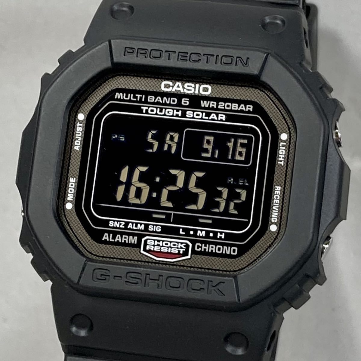G-SHOCK GW-5000B 電波ソーラー 反転液晶 美品 動作OK 【公式通販】