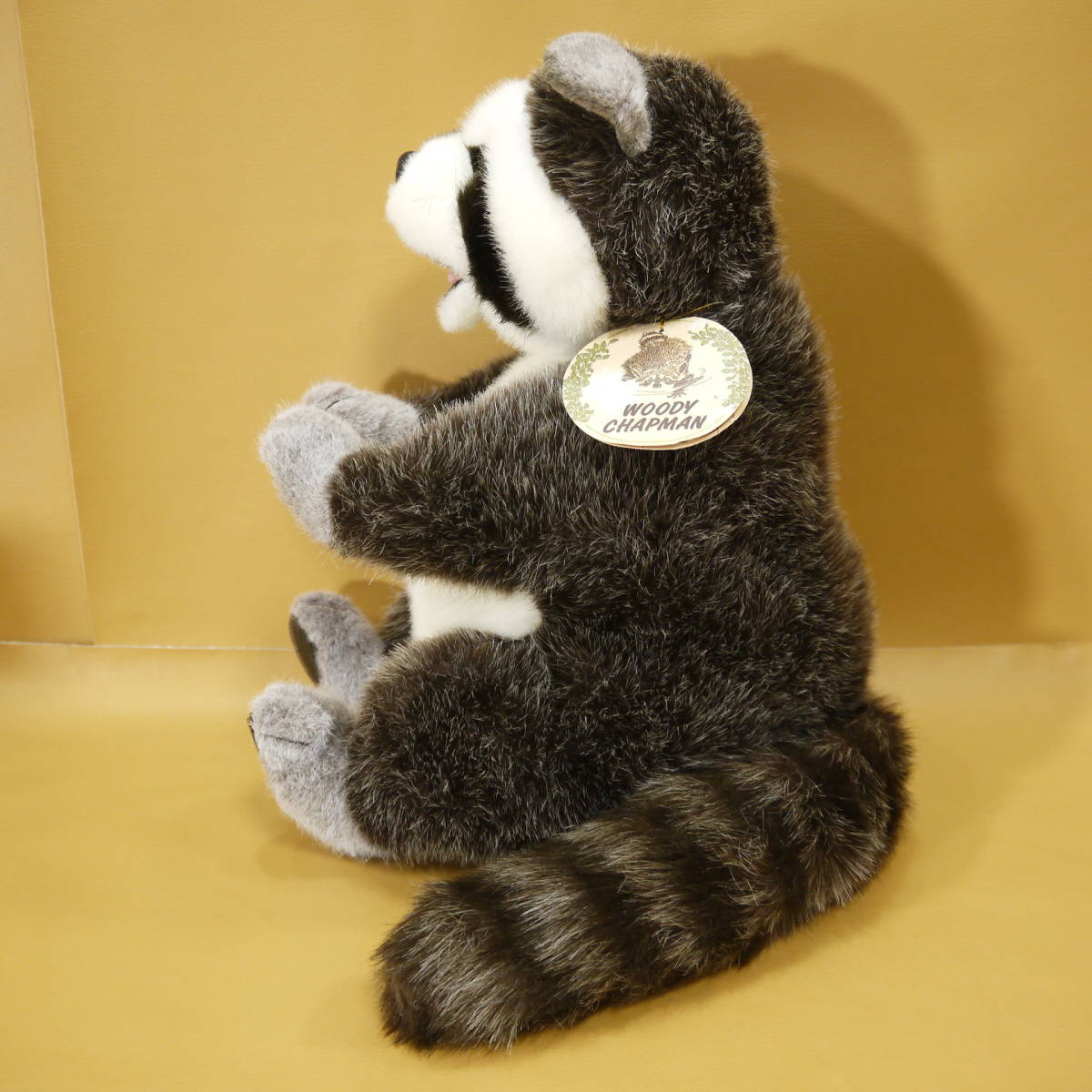ファースト社 アライグマ ぬいぐるみ WOODY CHAPMAN レトロ 激レア アライグマ ぬいぐるみ (ファースト社) WOODY CHAPMAN